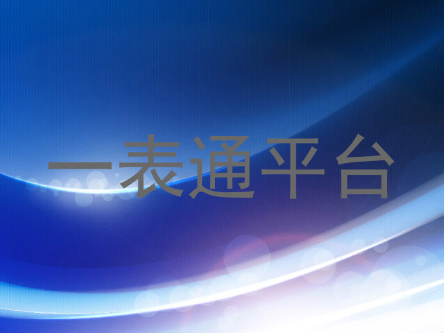 一表通平台