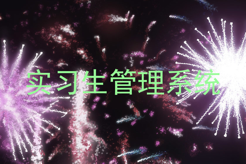 实习生管理系统