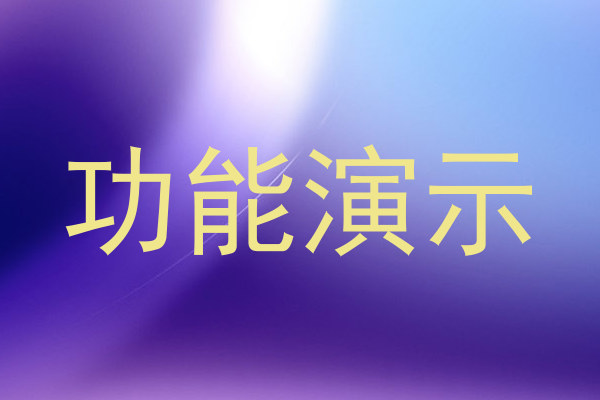 功能演示