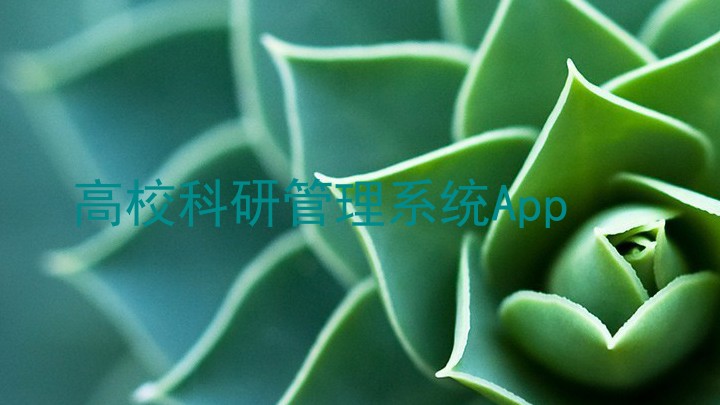 高校科研管理系统App
