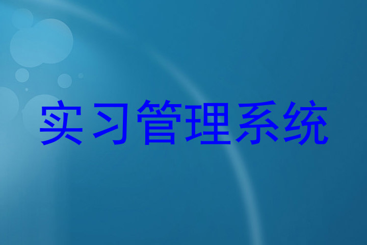实习管理系统