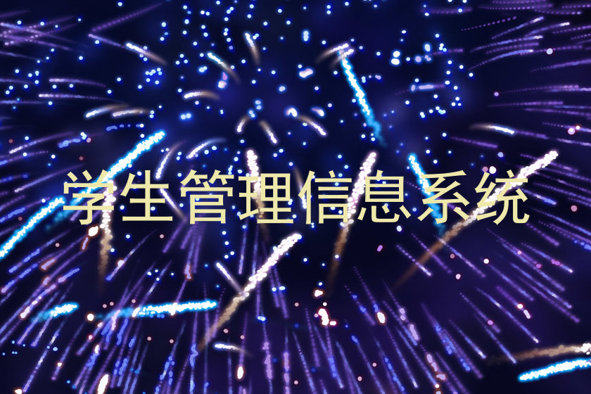 学生管理信息系统