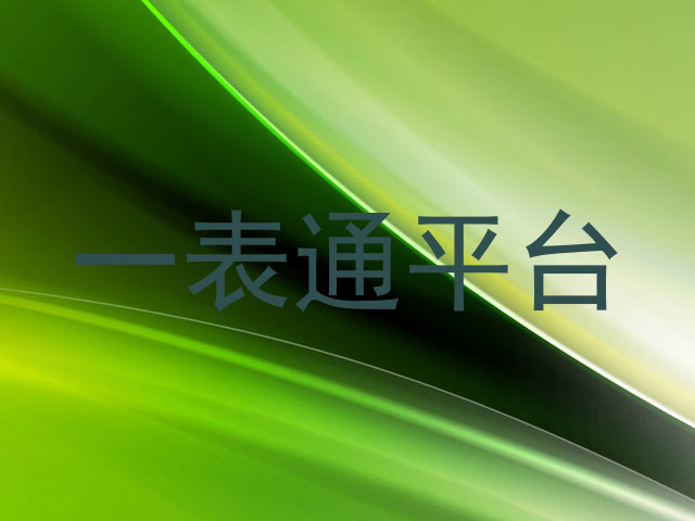 一表通平台
