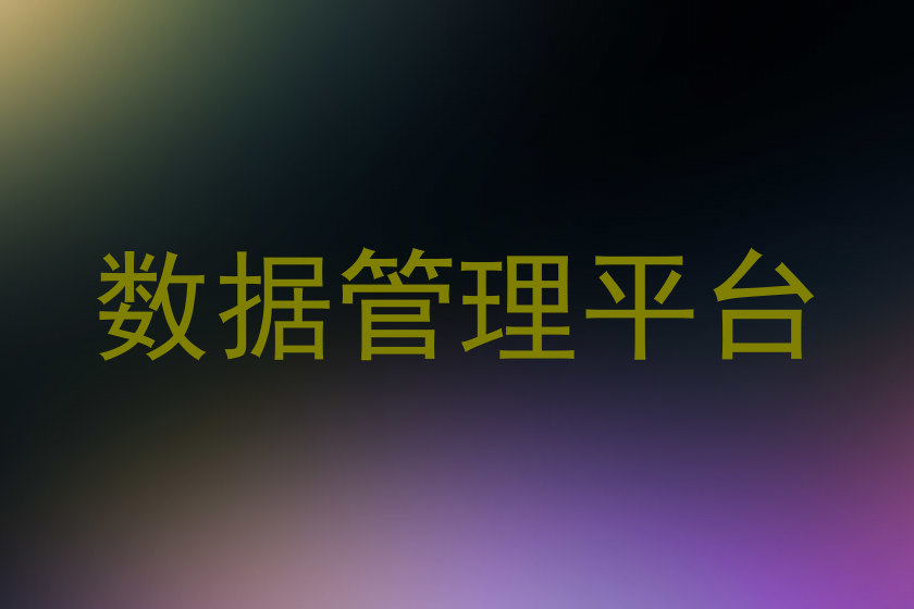 数据管理平台