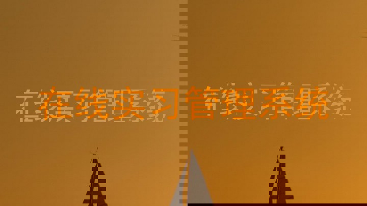 在线实习管理系统