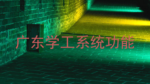 广东学工系统功能