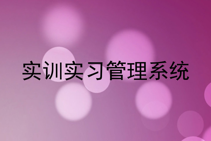 实训实习管理系统
