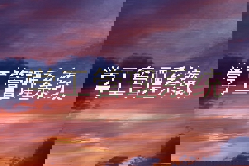 学工管理系统