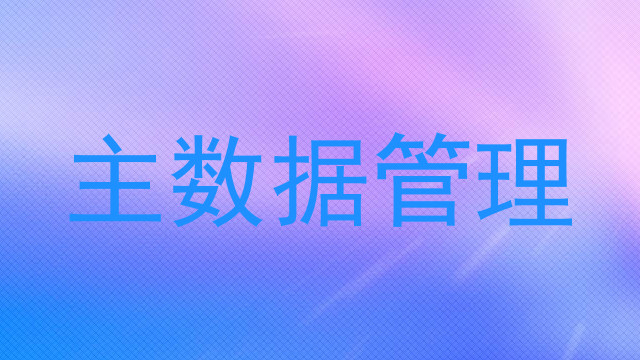 主数据管理