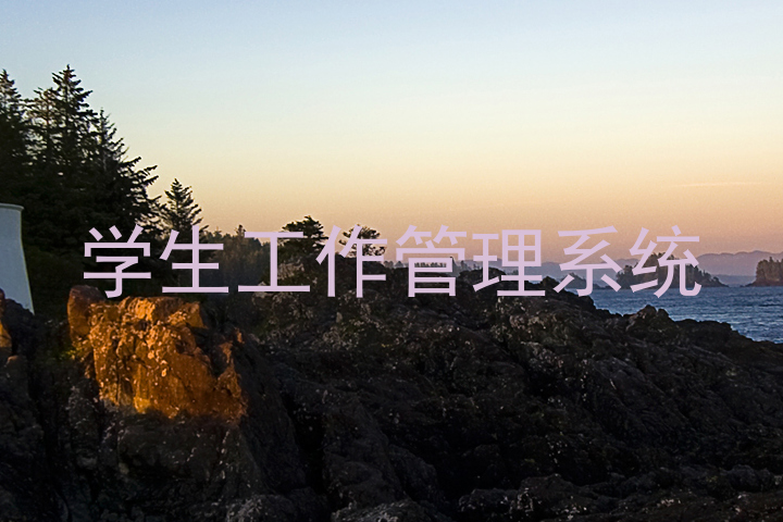 学生工作管理系统