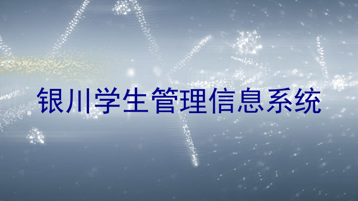 银川学生管理信息系统