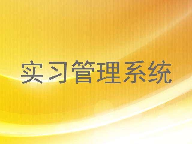 实习管理系统