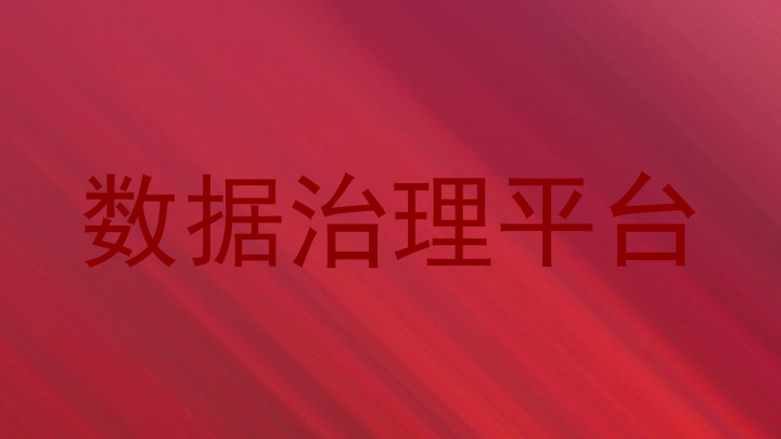 数据治理平台