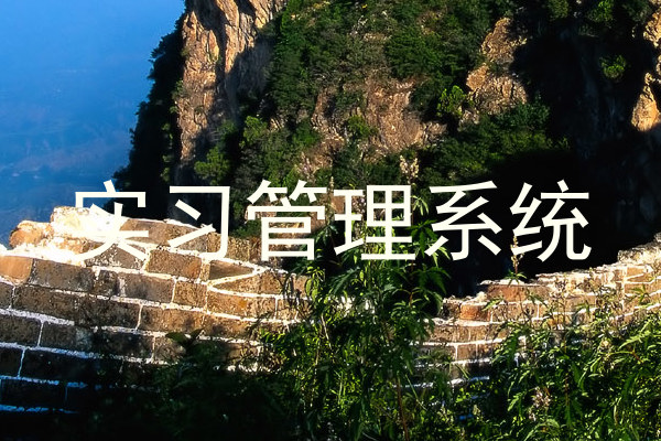 实习管理系统