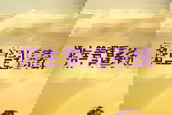 招生管理系统