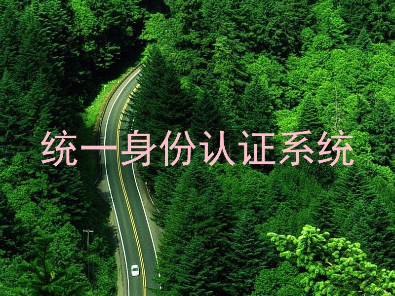 统一身份认证系统