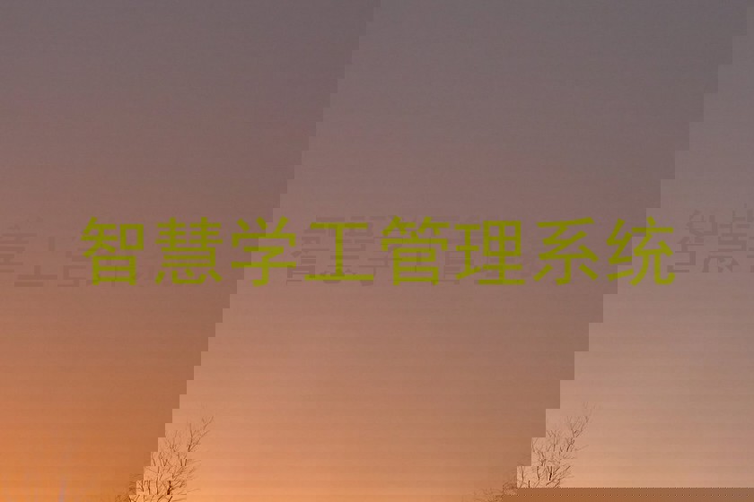 智慧学工管理系统
