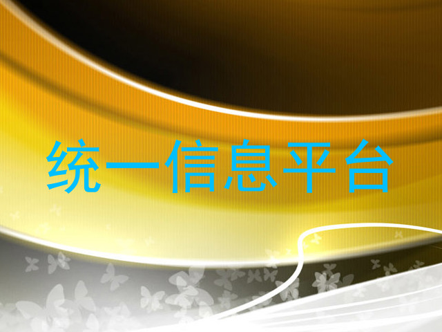 统一信息平台