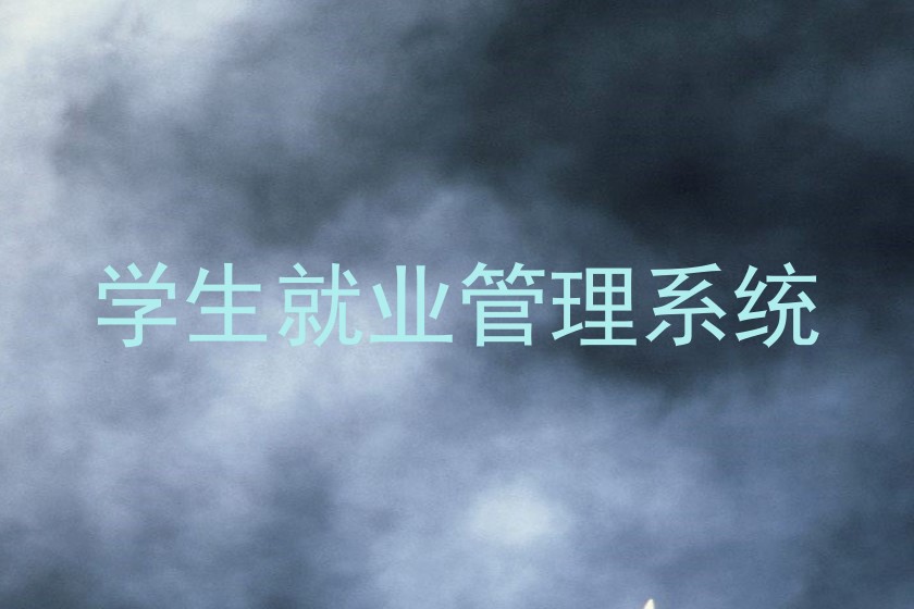 学生就业管理系统