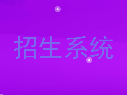 招生系统