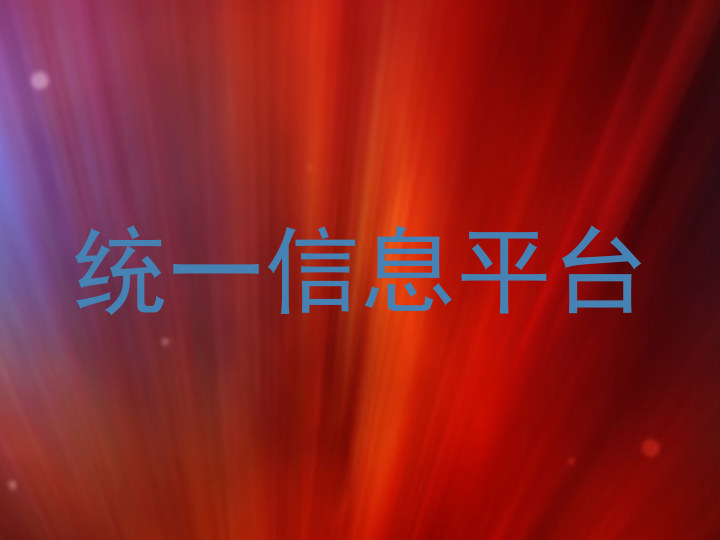 统一信息平台
