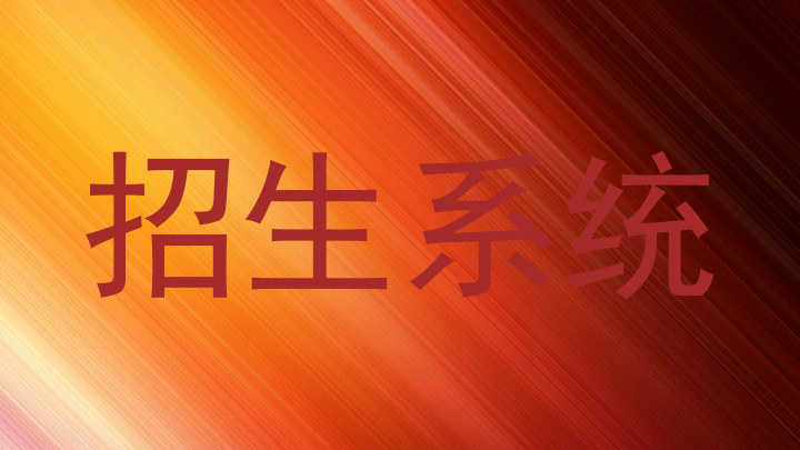 招生系统