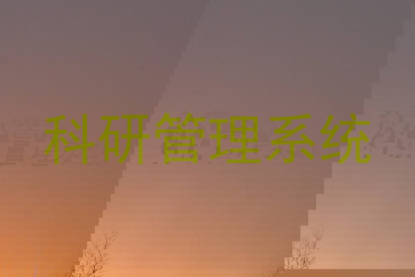 科研管理系统