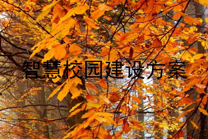 智慧校园建设方案
