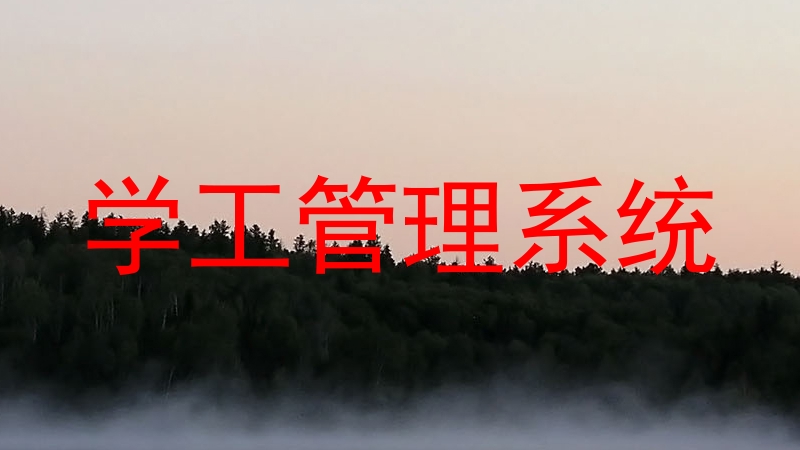 学工管理系统