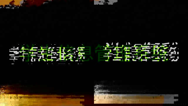 学生信息管理系统