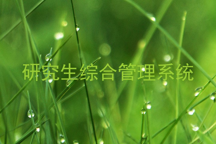 研究生综合管理系统