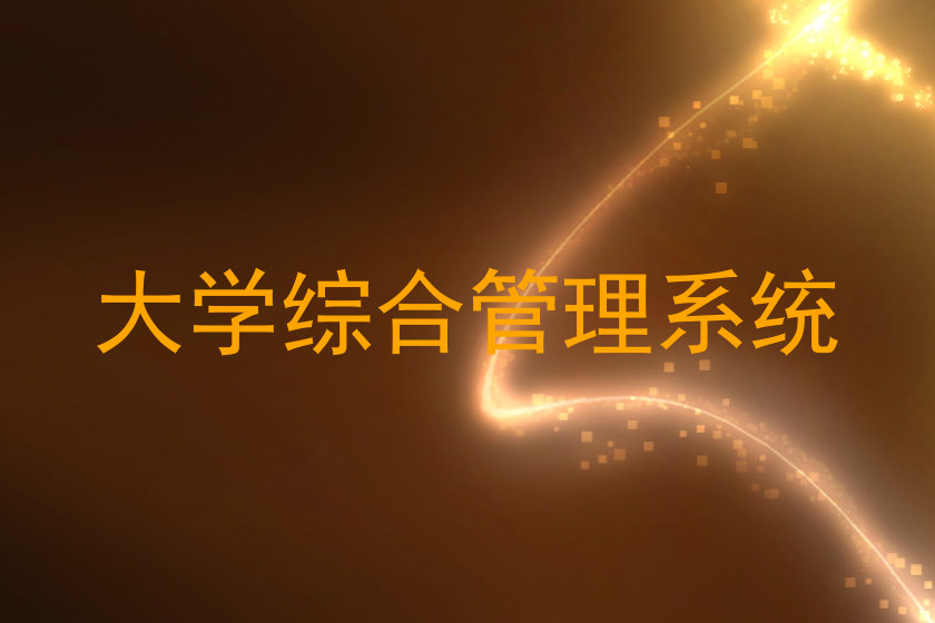 大学综合管理系统
