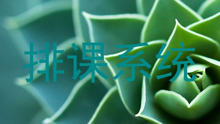 排课系统