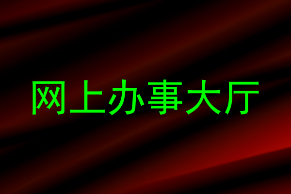 网上办事大厅