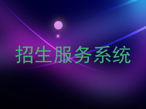 招生服务系统