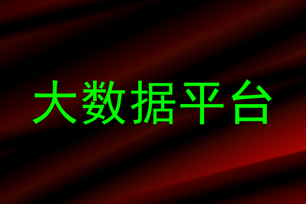 大数据平台