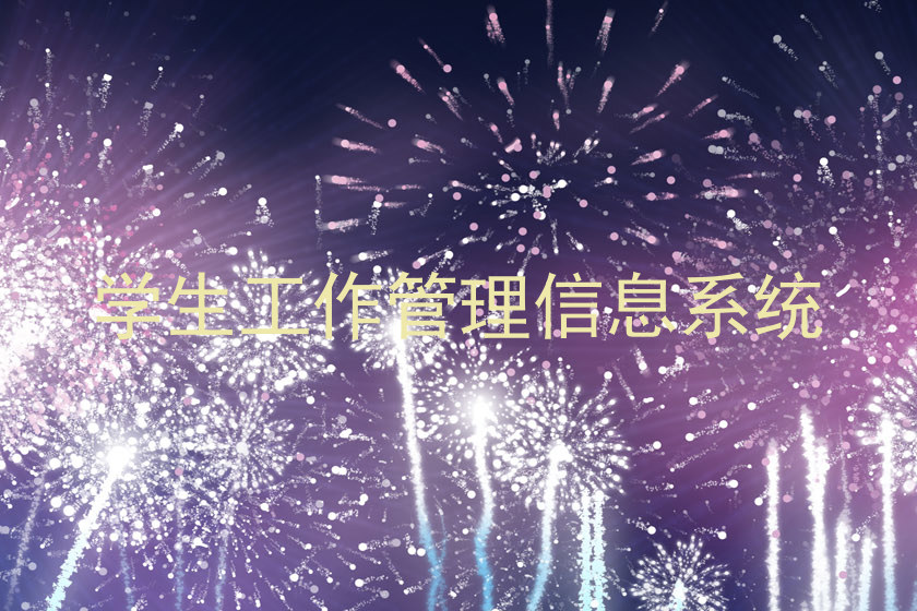学生工作管理信息系统