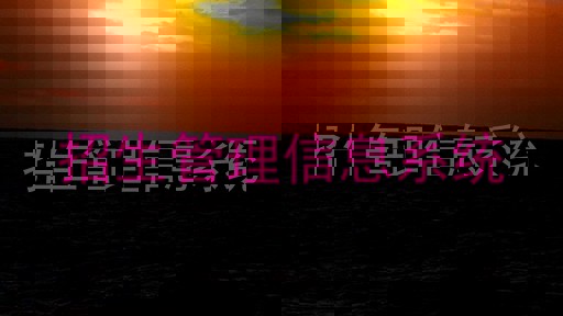 招生管理信息系统