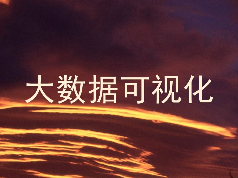大数据可视化