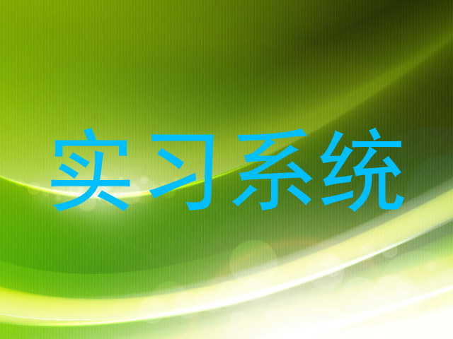 实习系统