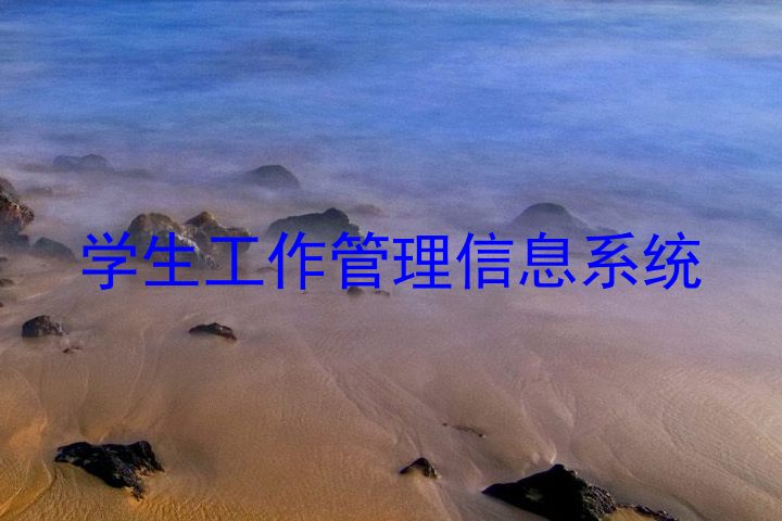 学生工作管理信息系统