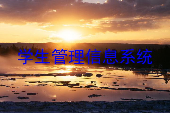 学生管理信息系统
