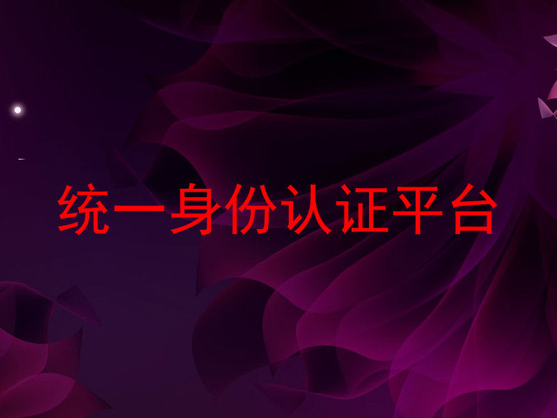 统一身份认证平台
