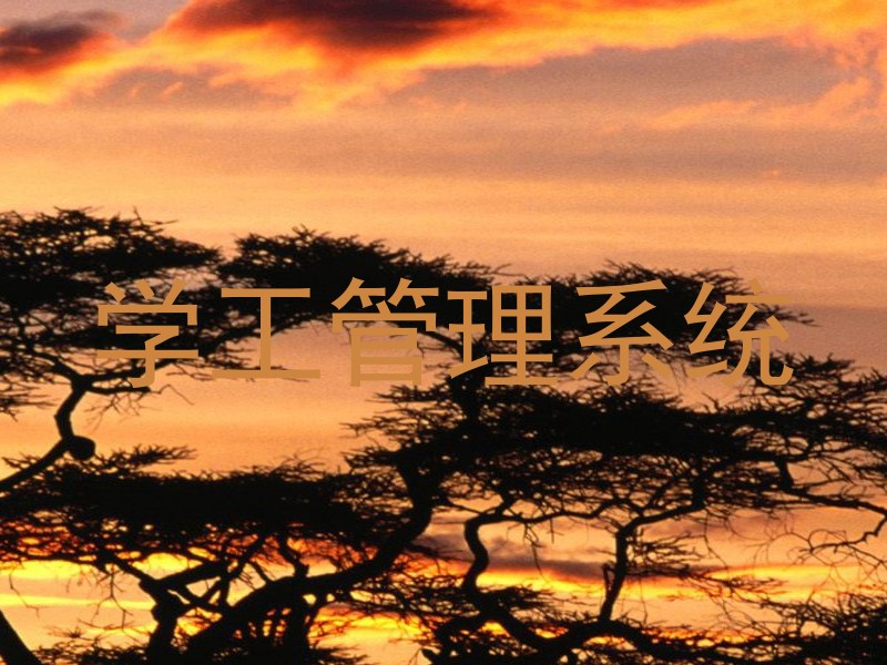 学工管理系统
