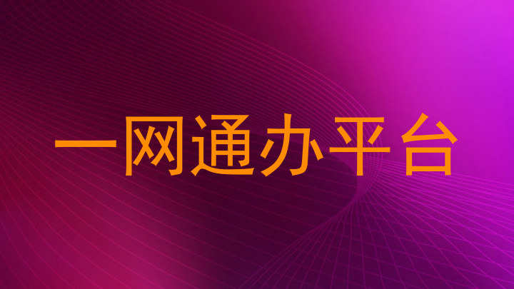 一网通办平台