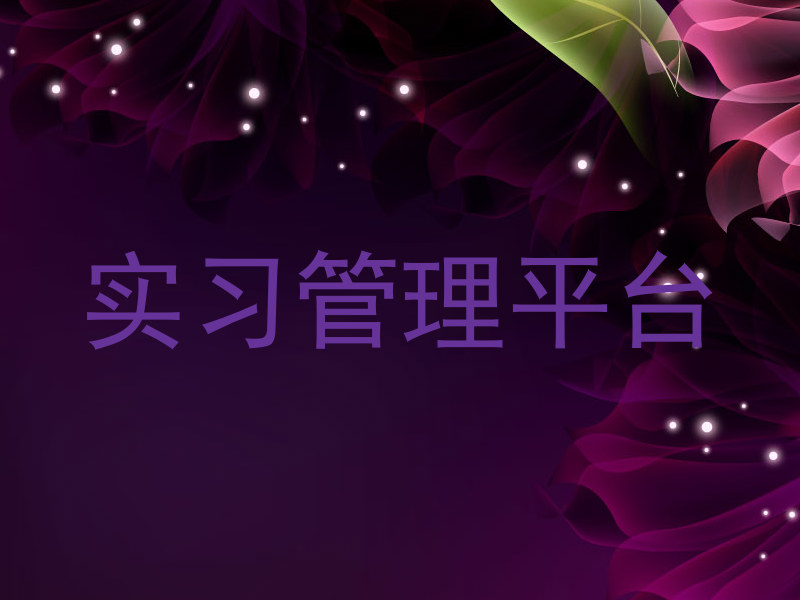实习管理平台