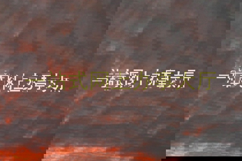 一站式网上办事大厅