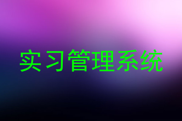 实习管理系统