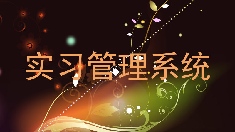 实习管理系统