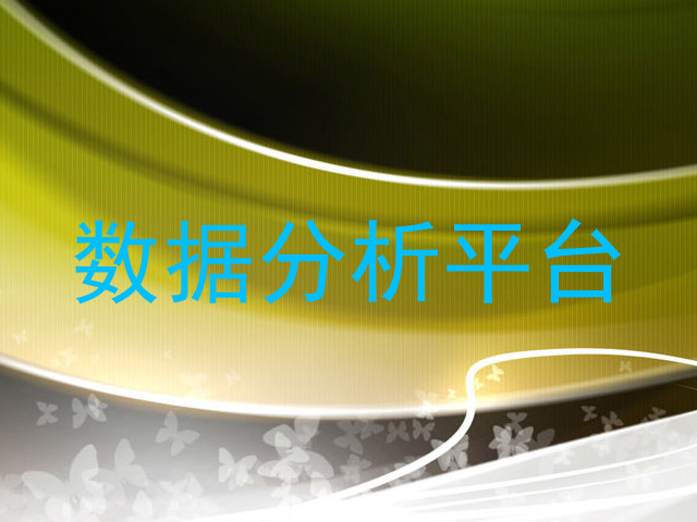 数据分析平台